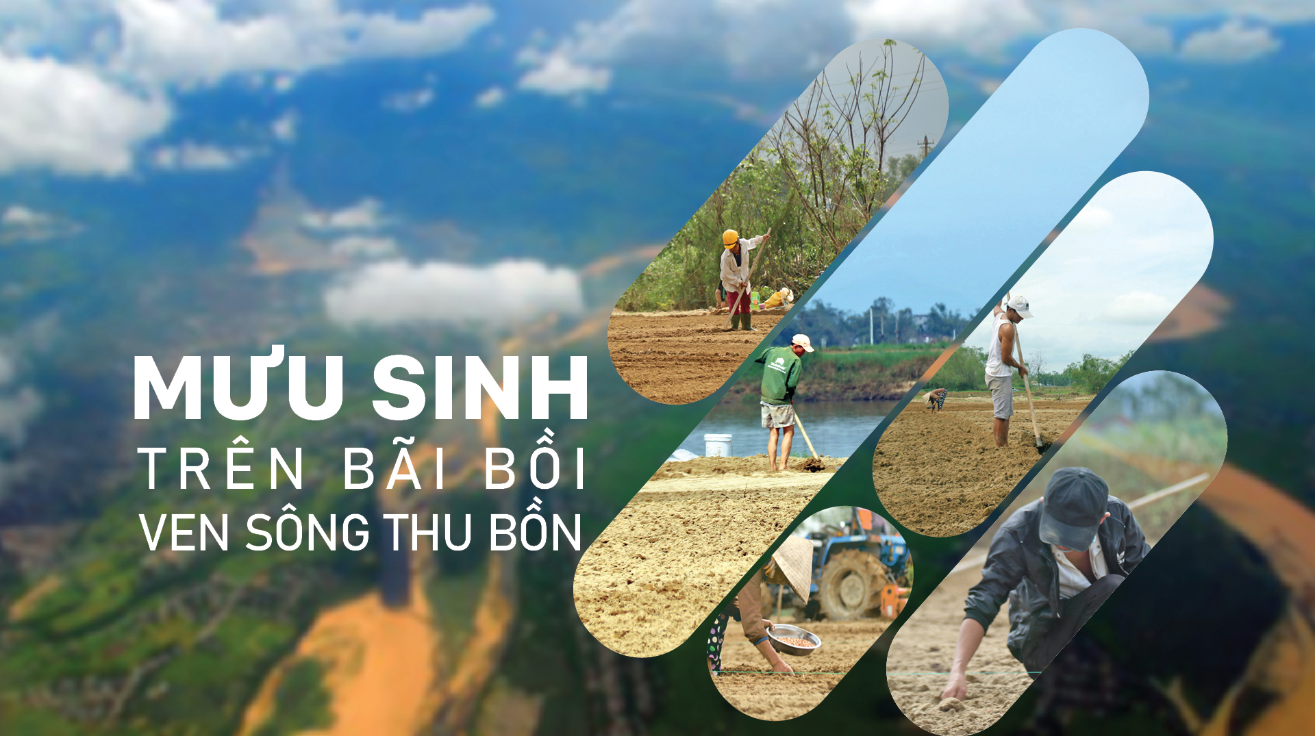 Mưu sinh trên bãi bồi ven sông Thu Bồn