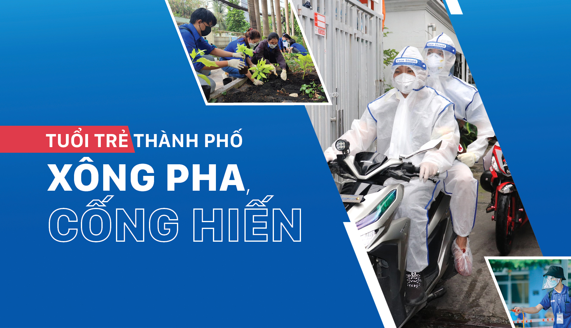 Tuổi trẻ thành phố xông pha, cống hiến