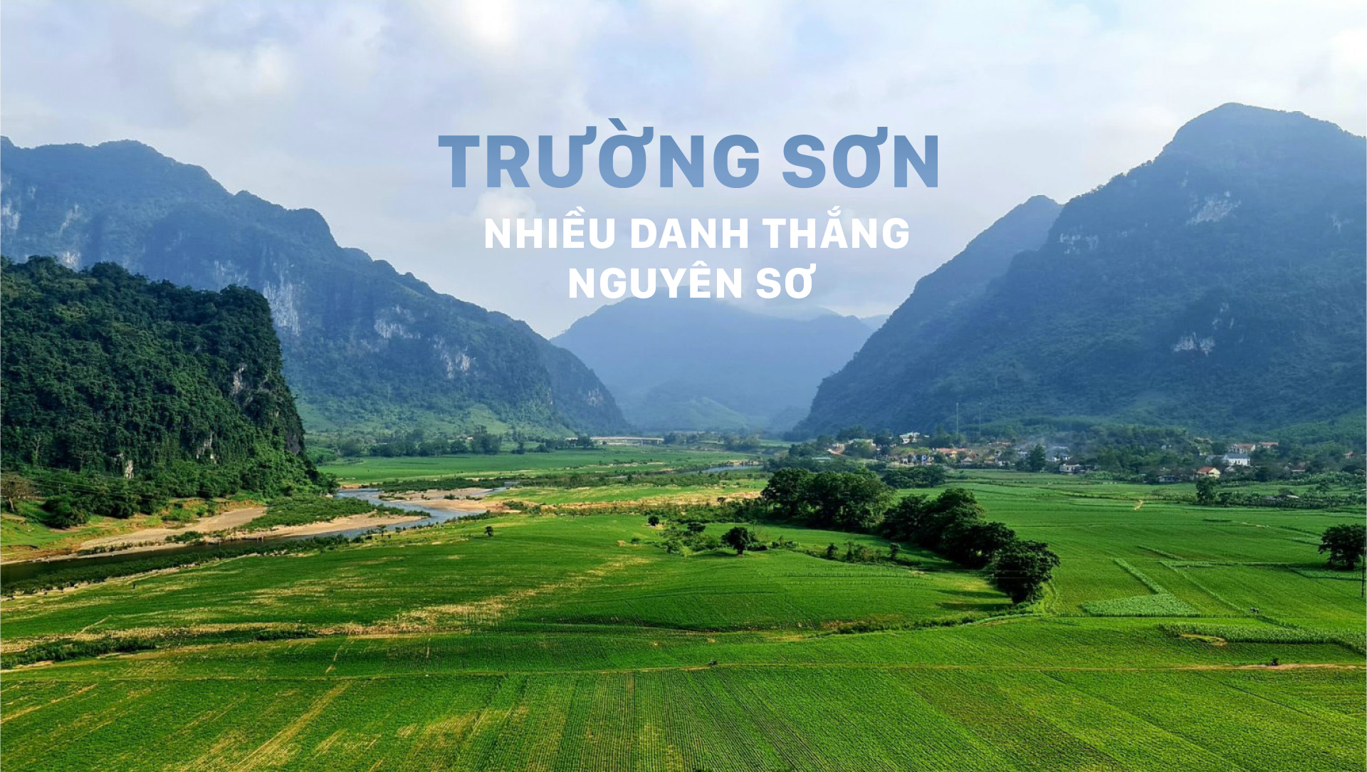 Một góc xã Trường Sơn hùng vĩ