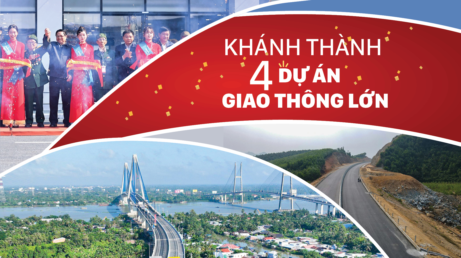 Khánh thành 4 dự án giao thông lớn