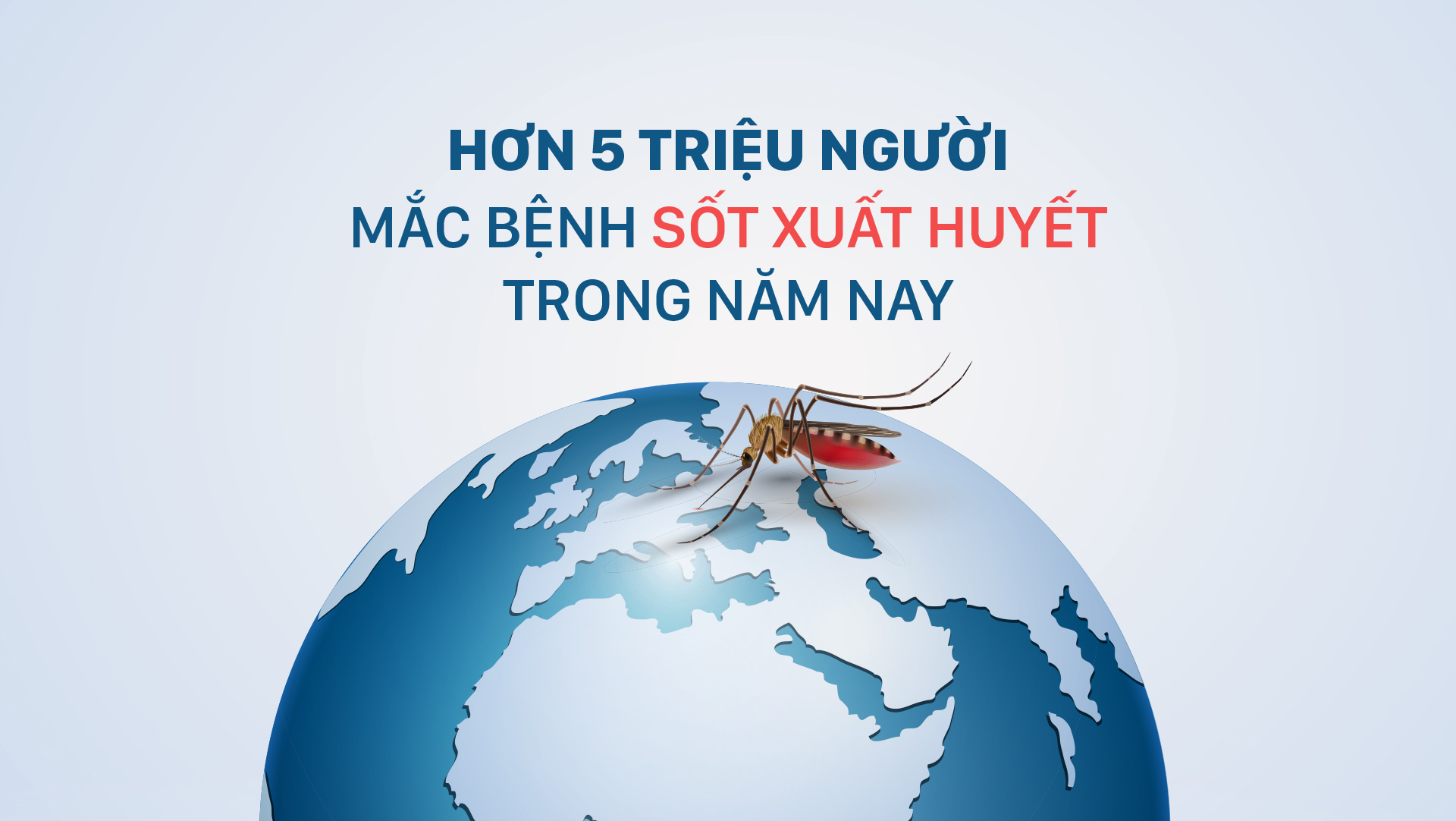 Hơn 5 triệu người mắc bệnh sốt xuất huyết trong năm nay