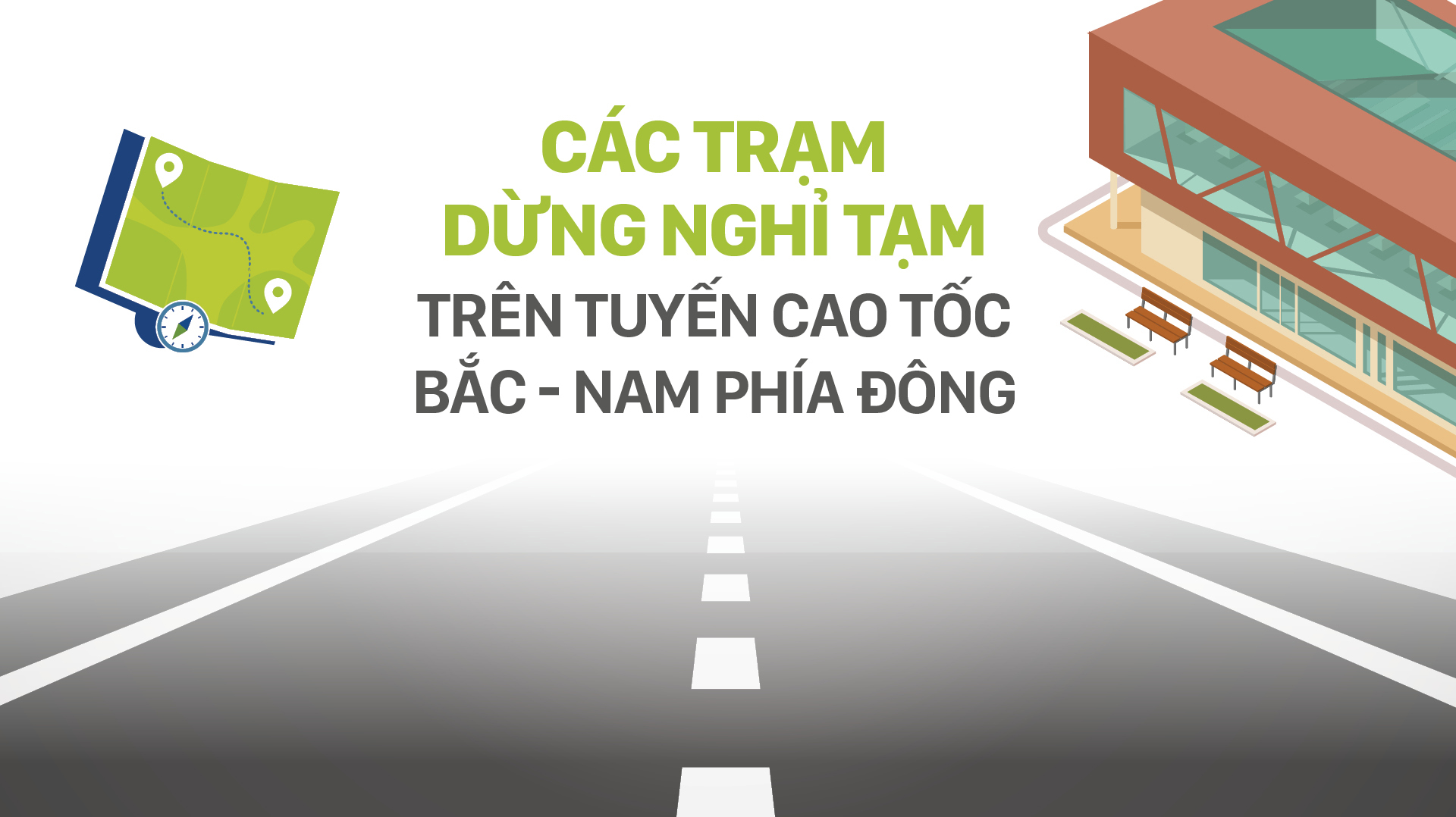 Các trạm dừng nghỉ tạm trên tuyến cao tốc Bắc - Nam phía Đông