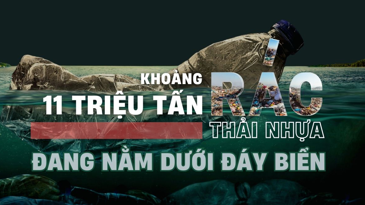 Khoảng 11 triệu tấn rác thải nhựa đang nằm dưới đáy biển