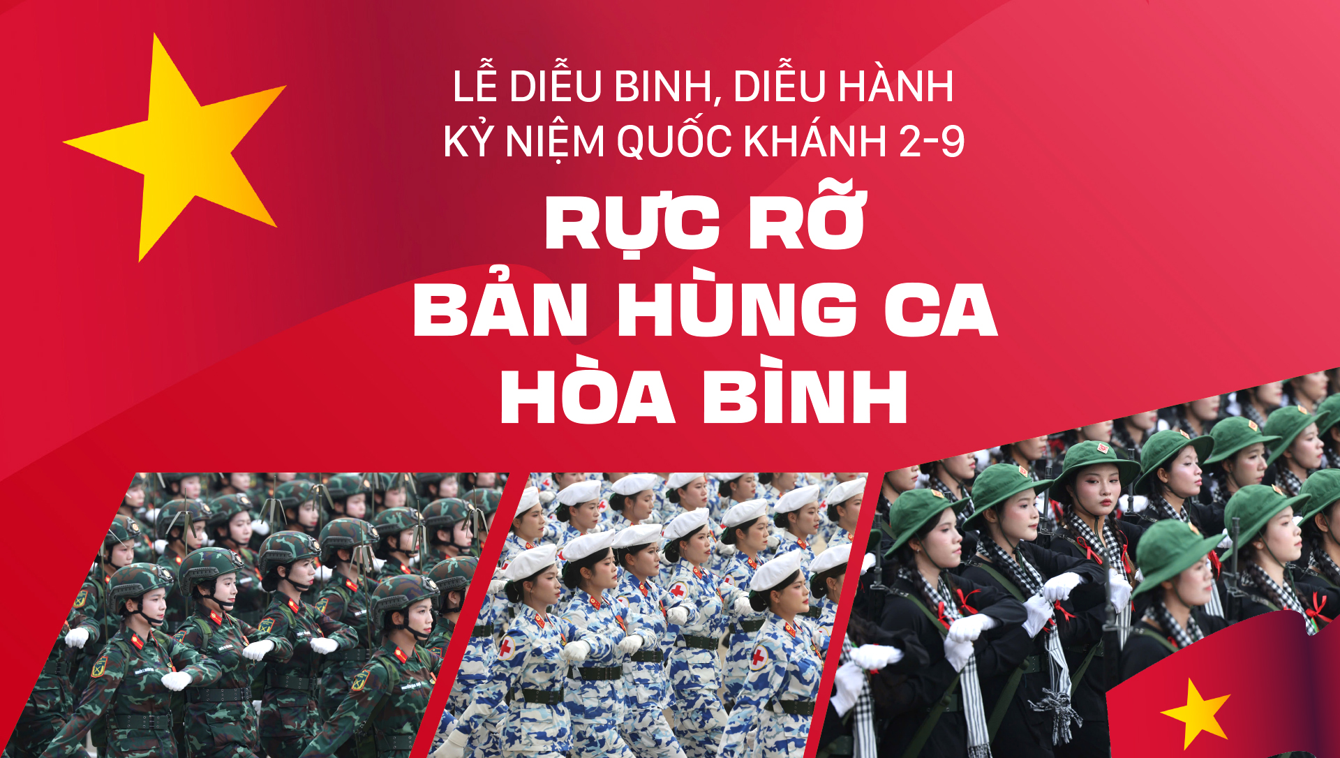 Lễ diễu binh, diễu hành kỷ niệm Quốc khánh 2-9: Rực rỡ bản hùng ca hòa bình 