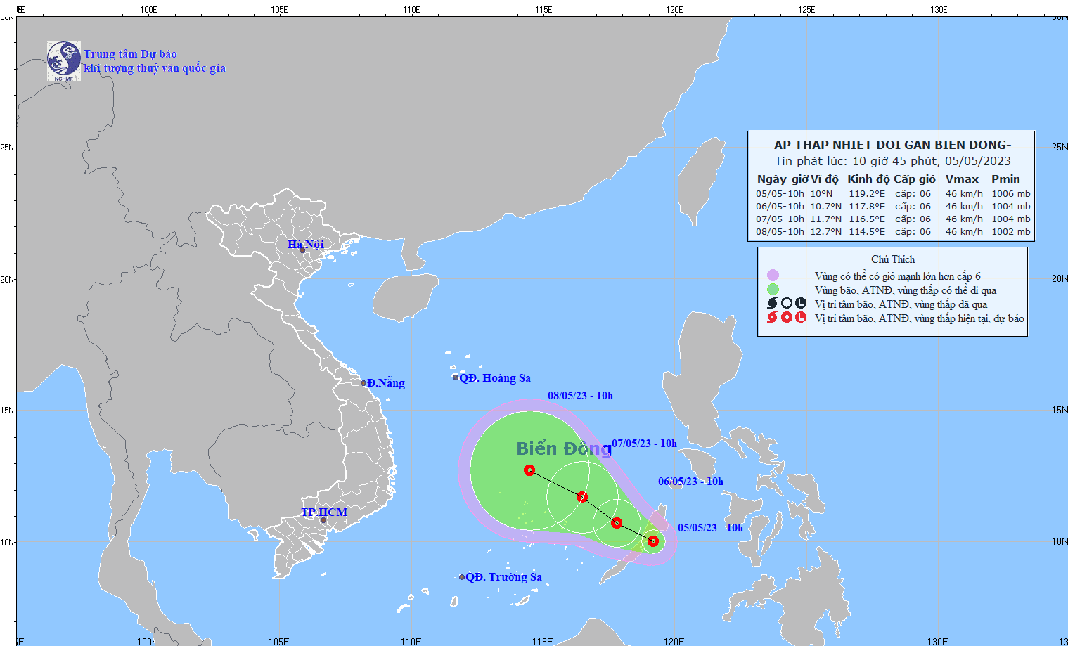 Tropical depression appears early in East Sea