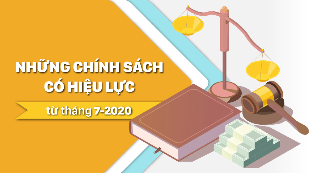 Những chính sách có hiệu lực từ tháng 7-2020