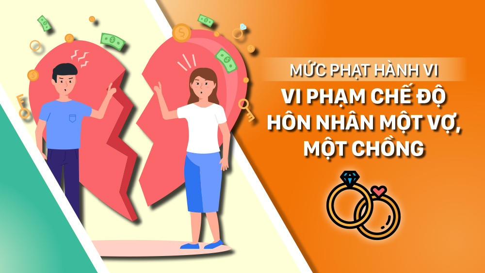 Hành vi vi phạm chế độ hôn nhân một vợ, một chồng sẽ bị phạt như thế nào từ 1-9?