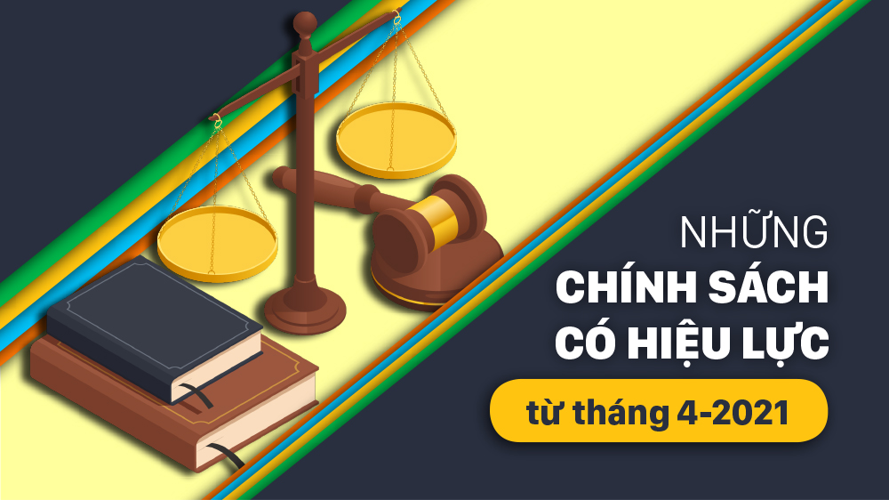 Những chính sách có hiệu lực từ tháng 4-2021