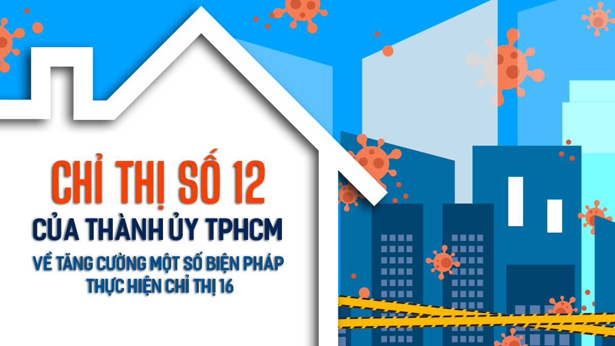 Chỉ thị số 12 của Thành ủy TPHCM về tăng cường một số biện pháp thực hiện Chỉ thị 16