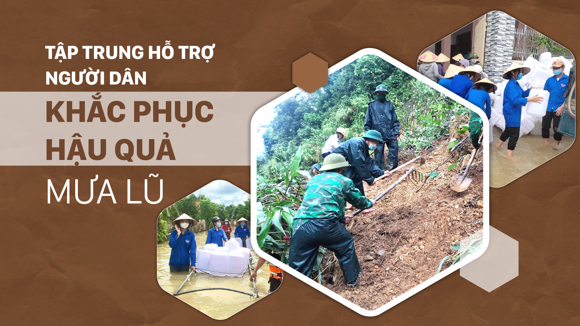 Tập trung hỗ trợ người dân miền Trung khắc phục hậu quả mưa lũ