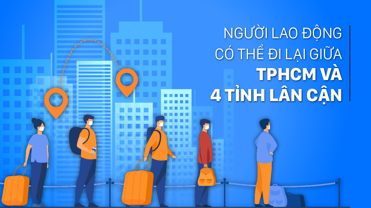 Người lao động đi lại giữa TPHCM và Bình Dương, Đồng Nai, Long An, Tây Ninh như thế nào?