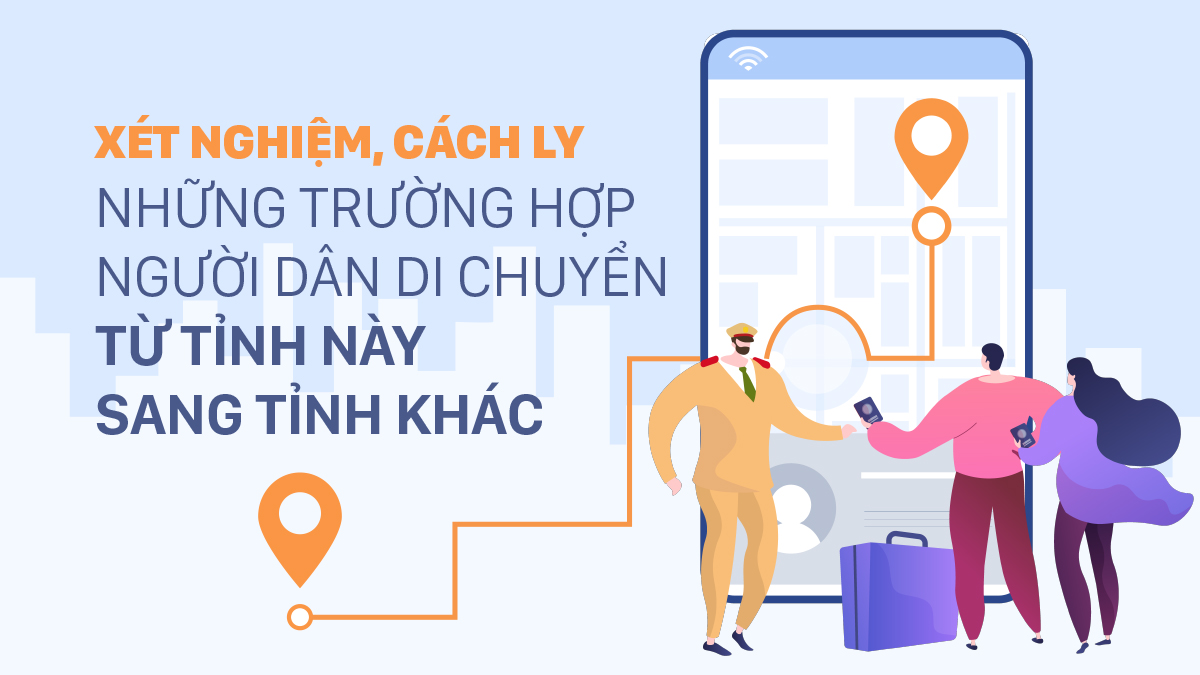 Người dân di chuyển từ tỉnh này sang tỉnh khác đã tiêm vaccine có cần xét nghiệm, cách ly?