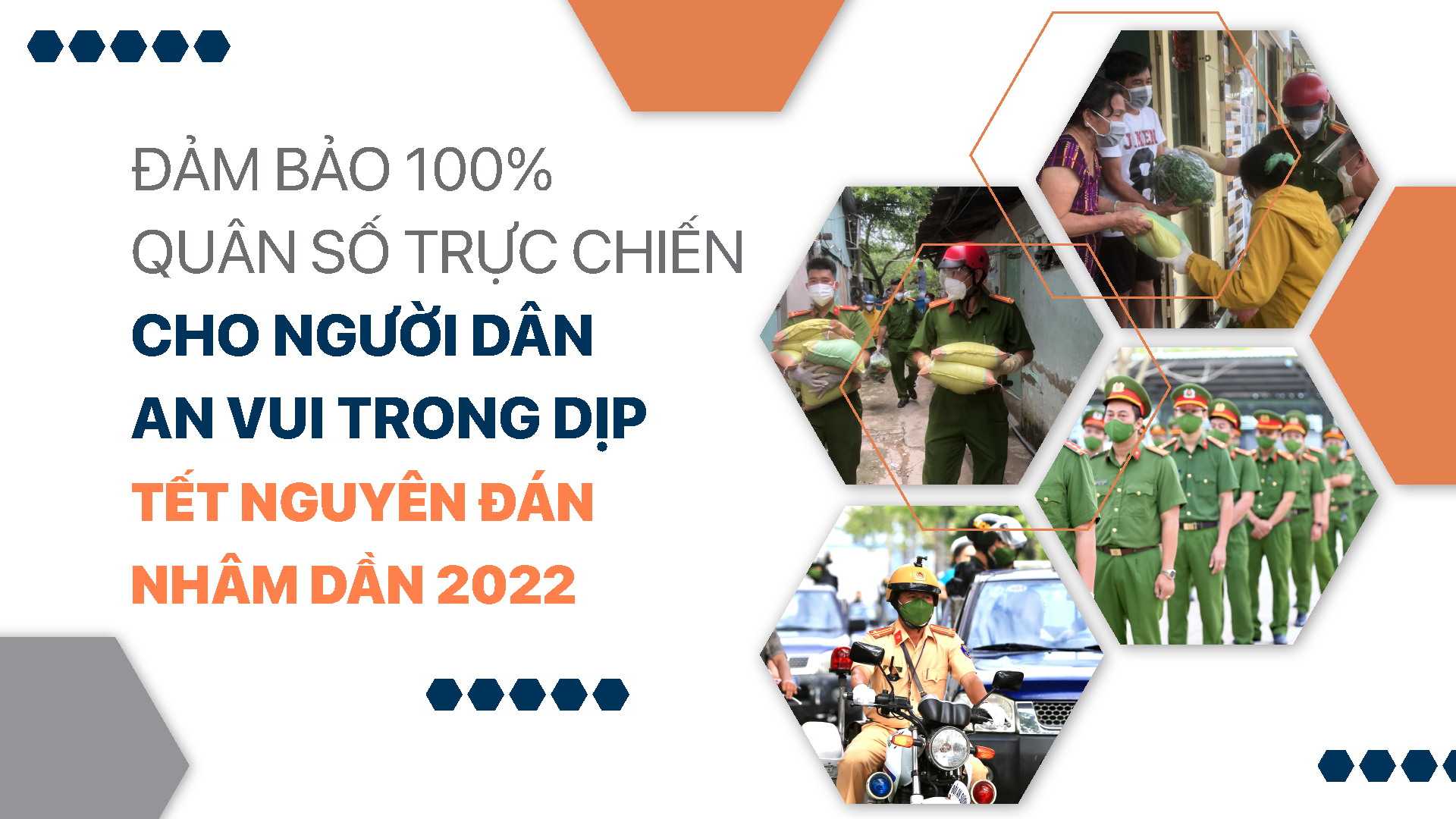 Đảm bảo 100% quân số trực chiến cho người dân an vui trong dịp Tết Nguyên đán Nhâm Dần 2022