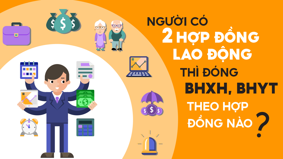 Người có 2 hợp đồng lao động thì đóng BHXH, BHYT theo hợp đồng nào?