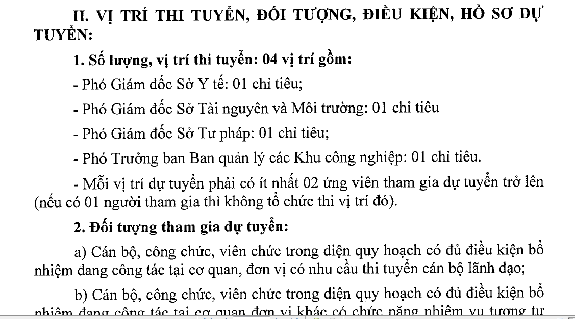 Lâm Đồng lần đầu tổ chức thi tuyển để bổ nhiệm 3 phó giám đốc sở