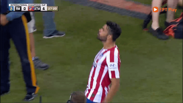 ICC Cup, Real Madrid - Atletico Madrid 3-7: Diego Costa lập poker, Simeone hạ Zidane