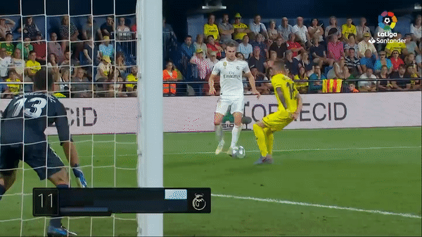 Villarreal - Real Madrid 2-2: Moreno, Gomes lập công, Gareth Bale ghi cú đúp, Zidane tạm xếp thứ 5