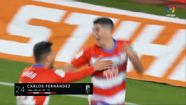 Granada - Valladolid 2-1: Guardiola mở bàn, Puertas, Fernandez ngược dòng nghẹt thở