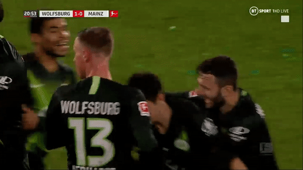 Wolfsburg - Mainz 4-0: Brekalo, Steffen, Gerhardt, Steffen đua tài bắn hạ Mainz
