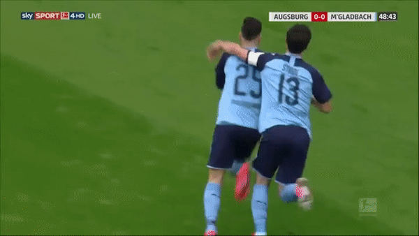 Augsburg - M'gladbach 2-3: Bensebaini, Lars Stindl lập công, 5 bàn hiệp 2 