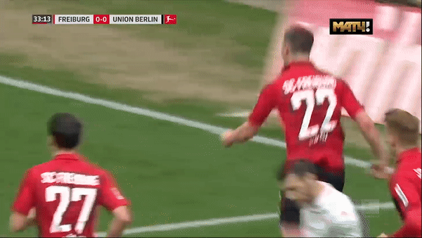 Freiburg - Union Berlin 3-1: Sallai, Guenter, Robin Koch thi tài phá lưới Union Berlin 