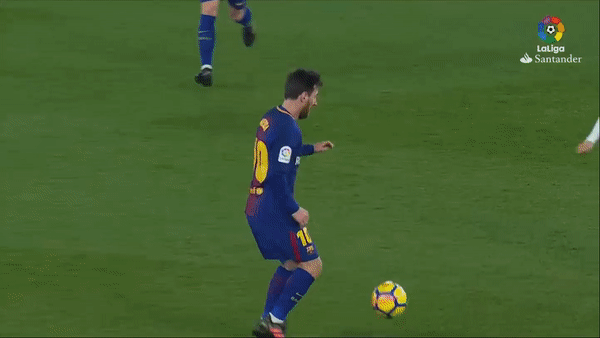 Kỹ năng qua người đáng nể của Lionel Messi ở La Liga 2017-2018