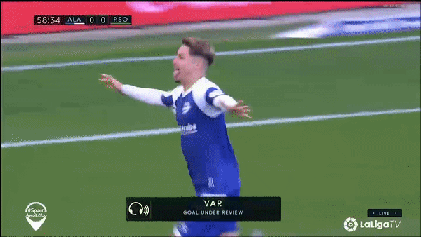 Alaves - Sociedad 2-0: Sainz, Aguirregabiria lập công, Pina, Zaldua nhận thẻ đỏ