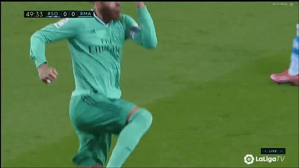 Sociedad - Real Madrid 1-2: Ramos, Benzema tỏa sáng HLV Zidane soán ngôi Barca dẫn đầu La Liga 