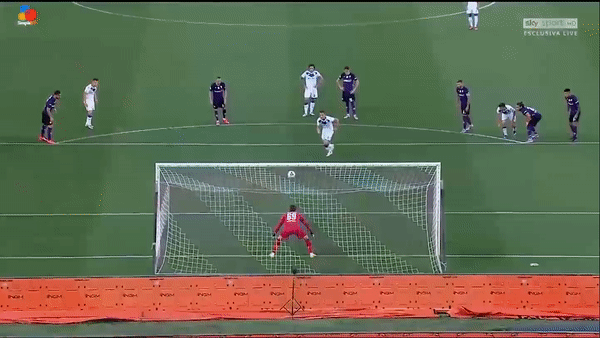 Fiorentina - Brescia 1-1: Donnarumma khai bàn trên chấm 11m, Pezzella cầm hòa, Cáceres thẻ đỏ