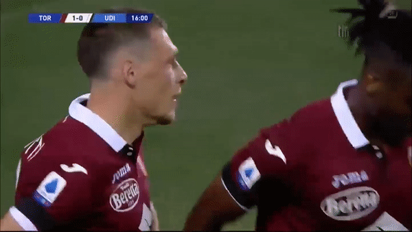 Torino - Udinese 1-0: Andrea Belotti ghi bàn duy nhất, Torino soán vị trí 14 của Udinese