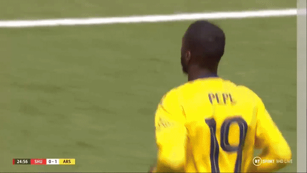 Sheffield United - Arsenal 1-2: Pepe mở bàn trên chấm 11m, McGoldrick gỡ hòa, Ceballos ấn định chiến thắng