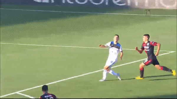 Cagliari - Atalanta 0-1: Carboni nhận thẻ đỏ, Luis Muriel lập công trên chấm 11m