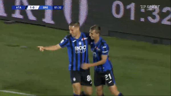 Atalanta - Brescia 6-2: Pasalic lập hattrick, De Roon, Malinovskyi, Zapata trút mưa gôn thị uy Á quân Serie A