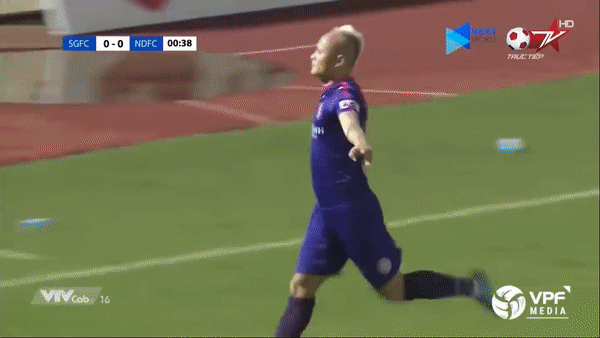 Sài Gòn - Nam Định 3-0: Quốc Phương lập cú đúp, Geovane góp công chiến thắng, HLV Vũ Tiến Thành 10 trận bất bại