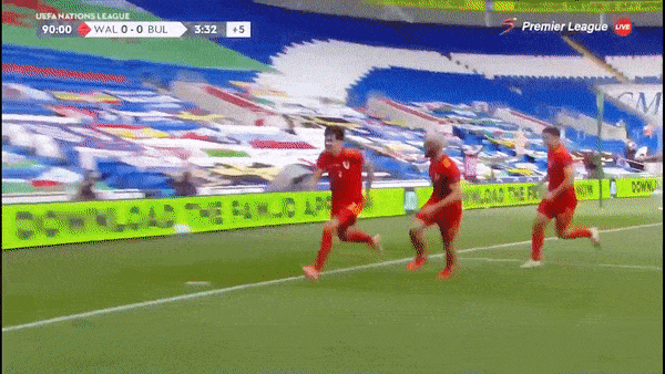 Xứ Wales - Bulgaria 1-0: Neco Williams lập công phút bù giờ, HLV Ryan Giggs giành 3 điểm