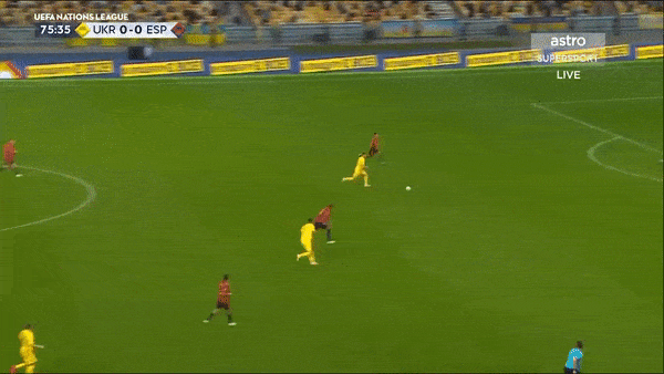 Ukraine - Tây Ban Nha 1-0: Tsygankov bất ngờ thủng lưới David de Gea, hạ Sergio Ramos