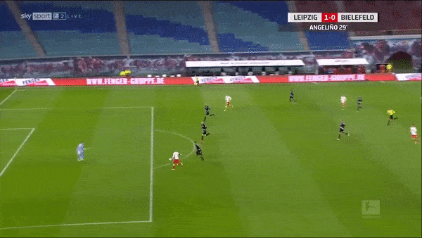 RB Leipzig - Bielefeld 2-1: Angelino, Nkunku lập công, Fabian Klos chỉ rút ngắn cách biệt