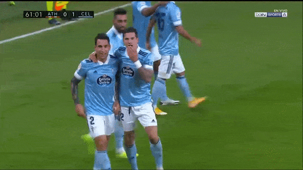 Athletic Bilbao - Celta Vigo 0-2: Điểm nhấn hiệp 2, Hugo Mallo, Iago Aspas tỏa sáng