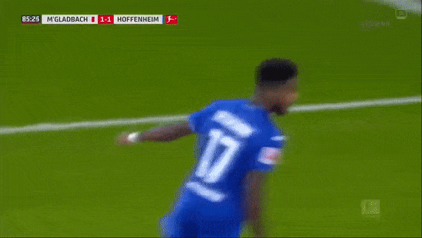 M'Gladbach - Hoffenheim 1-2: Lars Stindl mở bàn từ chấm penalty, Andrej Kramaric, Ryan Sessegnon ngược dòng 15 phút cuối