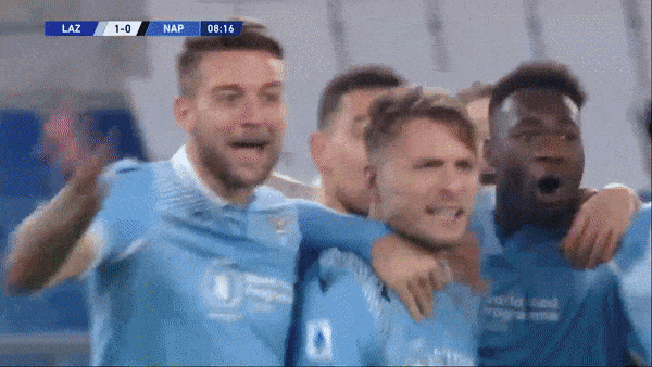 Lazio - Napoli 2-0: Adam Marusic kiến tạo, Immobile đánh đầu đẹp mắt, Luis Alberto ấn định chiến thắng