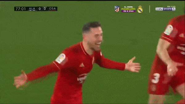 Deportivo Alaves - Osasuna 0-1: Giằng co kịch tính, Kike Barja tỏa sáng ghi bàn duy nhất 