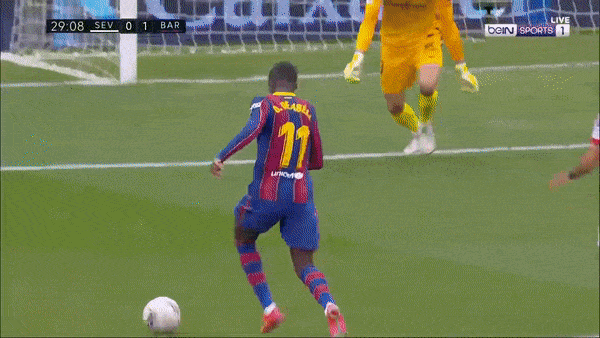 Sevilla - Barcelona 0-2: Dembele mở bàn, Messi khoe tài, Barca tạm vượt mặt Real giành nhì La Liga 