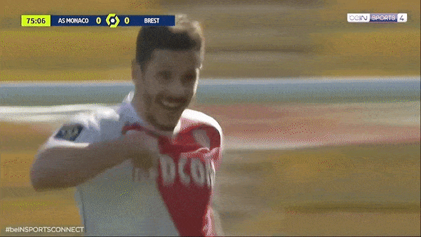 Monaco - Brest 2-0: Ben Yedder hỏng penalty, Stevan Jovetic mở bàn, Kevin Volland kịp tỏa sáng giành 3 điểm