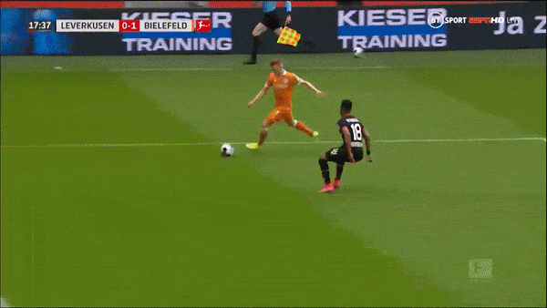 Bayer Leverkusen - Arminia Bielefeld 1-2: Doan Ritsu, Okugawa Masaya tỏa sáng, Patrik Schick không thể ngược dòng