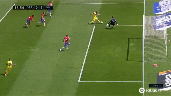 Granada - Villarreal 0-3: Gerard Moreno xuất sắc cú hattrick, Jorge Molina hỏng penalty phút cuối