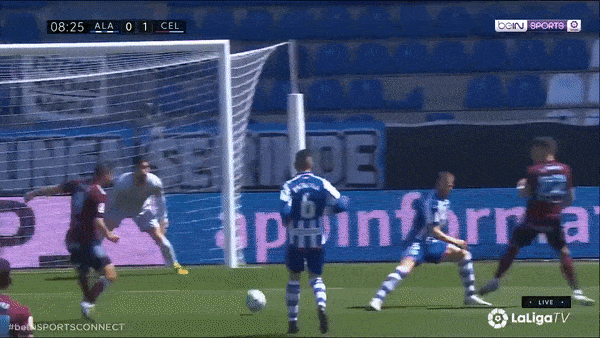 Alaves - Celta Vigo 1-3: Nolito khai bàn, Iago Aspas, Santi Mina định đoạt cục diện sau 20 phút, Jeison Murillo nhận thẻ đỏ