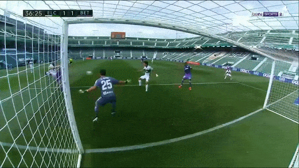 Elche - Real Betis 1-1: Borja Iglesias mở bàn từ chấm penalty, Tete Morente kiến tạo, Pere Milla gỡ hòa