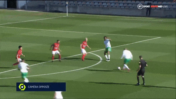 Nimes - Saint Etienne 0-2: Wahbi Khazri sút tung lưới mở bàn, Del Castillo kiến tạo, Denis Bouanga ấn định chiến thắng