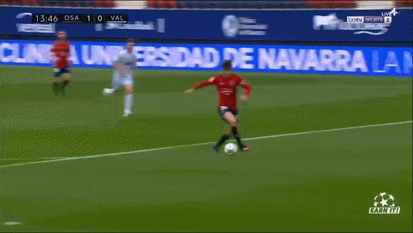 Osasuna - Valencia 3-1: Javi Martinez mở bàn, Kevin Gameiro gỡ hòa, Jonathan Calleri, Roberto Torres lần lượt ghi bàn giành chiến thắng