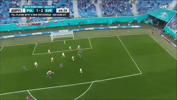 Ba Lan - Slovakia 1-2: Szczesny phản lưới nhà, Krychowiak nhận thẻ đỏ, Lewandowski bất lực, Linetty gỡ hòa, Skriniar hạ gục 'Đại bàng trắng'